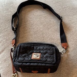Black Quilted Crossbody Bag